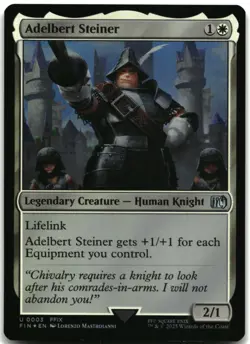 MTG Adelbert Steiner FOIL U FINAL FANTASY 3 LP - Image 1