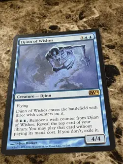 DJINN OF WISHES Magic MTG M12 Core Set LP - Image 1