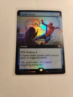 MTG FOIL Spider-Sense 0254 (Extended Art) Marvel's Spider-Man NM SPM - Image 2