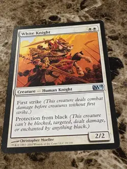 WHITE KNIGHT Magic MTG M11 Core Set LP - Image 1