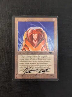 MTG Antiquities Tawnos's Coffin Rare Artist Signed Christopher Rush MP/LP A1W2 - Image 1