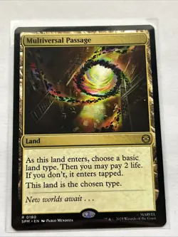 Multiverse Passage 0180 Regular Rare Marvel’s Spider-Man MTG !!! LQQK !!! - Image 1