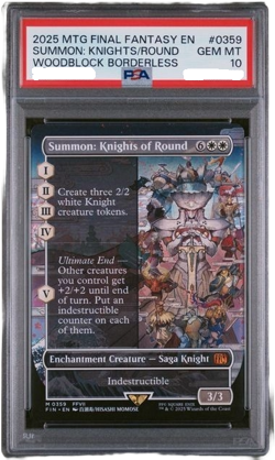 2025 MTG Final Fantasy Summon: Knights Of Round #359 PSA 10 - Image 1