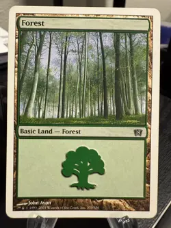 MTG Magic the Gathering 8th Edition Forest 350 - Image 1