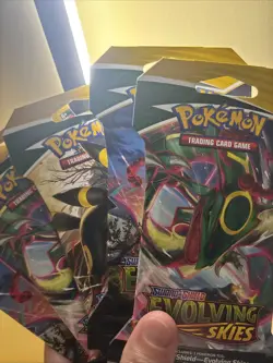 Pokemon Evolving Skies Sealed Sleeved Booster Pack Random Art - Image 1
