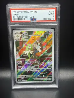 Kirlia 212/198 Scarlet Violet Base Set Illustration Rare Pokemon PSA 9 MINT - Image 1