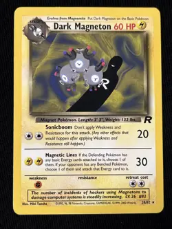 Dark Magneton 28/82 Team Rocket Regular Pokemon - Image 1
