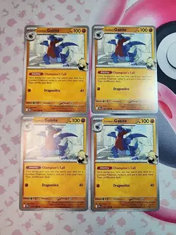 4x Cynthia's Gabite 103/182 x4 - Destined Rivals - Pokemon TCG - Playset - Image 1