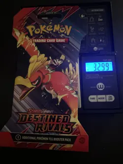 (VERY HEAVY) 32.99g Pokemon TCG Destined Rivals Sleeved Booster Pack (SEALED)✅ - Image 1