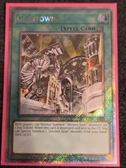Yugioh! Geartown - RA03-EN203 - Platinum Secret Rare - 1st Edition Near Mint, En - Image 1