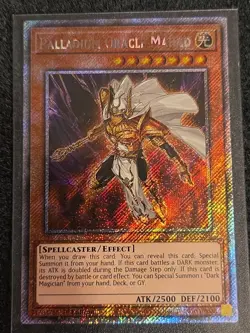 Palladium Oracle Mahad Platinum Secret Rare RA03-EN266 Yugioh Dark Magician - Image 1