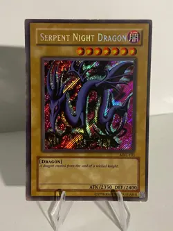 Yugioh Serpent Night Dragon MRL-103 Secret Rare Original Print - MP - Image 1