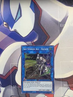 Yugioh! LP Sky Striker Ace - Hayate - CYHO-EN047 - Super Rare - 1st Edition Ligh - Image 1