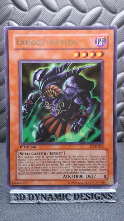 | Yugioh Exodia Necross DCR-020 1st Edition Ultra Rare Dark Crisis HP 🔥 | - Image 1