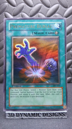 | Yugioh Premature Burial PSV-037 1st Ultra Rare Pharaohs Servant HP 🔥 | - Image 1