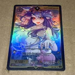CottontailVA 9 Holo 1st Edition Awakened Worlds Card GamerSupps VCard 002/250 - Image 1