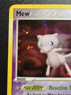 Mew 4/17 POP Series 4 Promo Pokemon Card Holo Foil Rare MP - Image 3