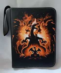 Charizard Bulbasaur Pokemon Trading Card Zipper Binder Album 440 Pockets - Image 1