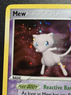 Mew 4/17 POP Series 4 Promo Pokemon Card Holo Foil Rare LP - Image 3