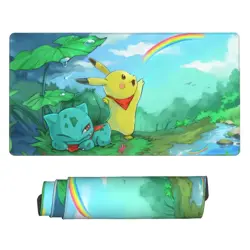 Bulbasaur - Board Card Game Pokemon Playmat Game Mousepad Play Mat of TCG 3927 - Image 1