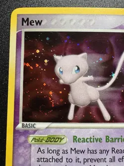 Mew 4/17 POP Series 4 Promo Pokemon Card Holo Foil Rare Swirl Near Mint - Image 3