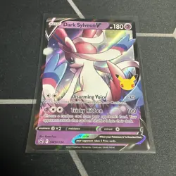 Dark Sylveon V SWSH134 Sword & Shield Black Star Promo Holo Pokemon Card - Image 1