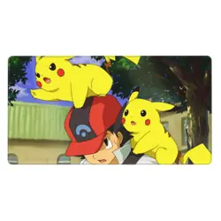 Ash ketchum - Board Card Game Pokemon Playmat Game Mousepad Play Mat of TCG 3926 - Image 2