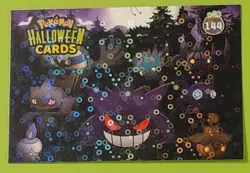 2025 POKEMON HALLOWEEN Collectoons Card #144 GENGAR SABLEYE Art Peru Foil - Image 1