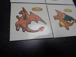 Pokemon Card Daiichi Bread Promo Sticker Charizard x4 SET #5523 - Image 2