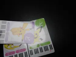 Pokemon Music Musical Note Card x3 Pikachu Pichu Raichu Evolutions #3543 - Image 3