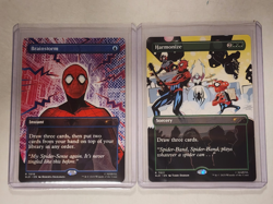 MTG Secret Lair Spider-Man Bonus Cards Brainstorm Harmonize Pack Fresh - Image 3