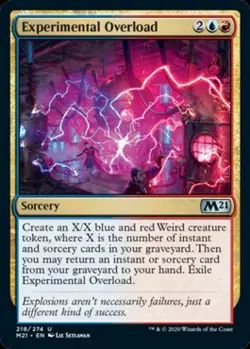 Experimental Overload - Near Mint MTG Magic 2021 Core Set - Image 1