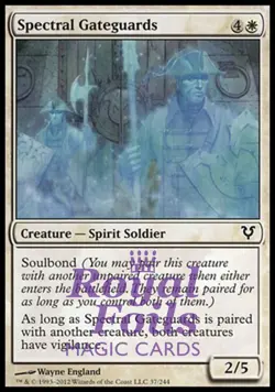 Spectral Gateguards 4x FOIL AVR MTG Avacyn Restored Common MINT white - Image 1