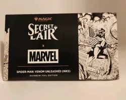 MTG Secret Lair X Marvel’s Spider-Man: Venom Unleashed (Inks) - Rainbow Foil - Image 1