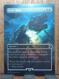 MTG Don't Move (FOIL Borderless) Universes Beyond Jurassic World Collection NM❤ - Image 1