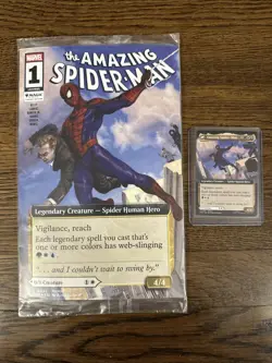 The Amazing Spider-Man NYCC 2025 Magic The Gathering Comic + MTG Promo Card - Image 1