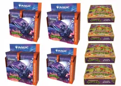 MTG TMNT Collector's Booster Box + Pizza Bundle Sealed Lot PREORDER - Image 1