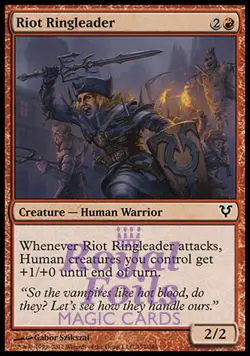 Riot Ringleader 3x FOIL AVR MTG Avacyn Restored Common MINT red - Image 1