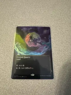 MTG Galaxy Foil Crystal Quarry Edge of Eternities NM Condition - Image 2