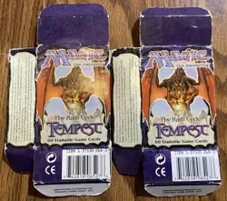 MTG: Magic The Gathering Tempest The Rath Cycle Lot Of 62 Cards & 2 Boxes - Image 2