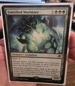 x1 Famished Worldsire EOE Edge of Eternities MTG 182 M/NM 1x - Image 1