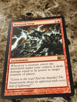 WARSTORM SURGE Magic MTG M12 Core Set LP - Image 1