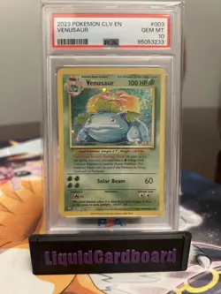2023 POKEMON CLV EN CLASSIC VENUSAUR LUGIA EX DECK VENUSAUR#003 PSA 10 GEM MT - Image 1