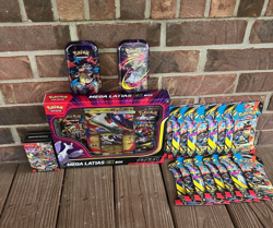 NEW-Pokemon TCG Mega Evolutions x17 Booster Packs/Booster Bundle/Latias Box/Tins - Image 1
