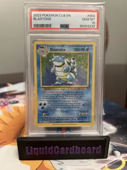 2023 Pokemon CLB EN 003 Blastoise - PSA 10 - Image 1