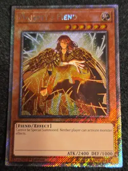 Yugioh! Majesty's Fiend - RA04-EN216 - Platinum Secret Rare - 1st Edition Near M - Image 1