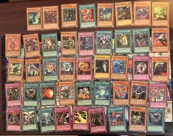 Yugioh Legacy of Darkness LOD 56 Cards Lot - Commons 1st ED NM - LP - Image 2