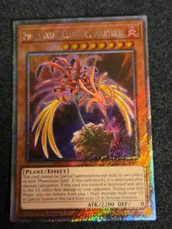 Yugioh! Phoenixian Cluster Amaryllis - RA04-EN136 - Platinum Secret Rare - nm - Image 1