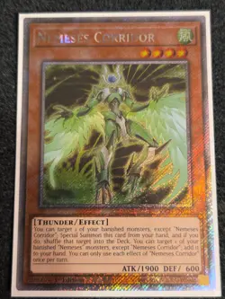 Yugioh Nemeses Corridor Platinum Secret Rare RA03-EN025 NM - Image 1