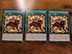 3x Dark Contract with the Zero King DOOD-EN054 Common Yugioh Doom Of Dimensions - Image 1